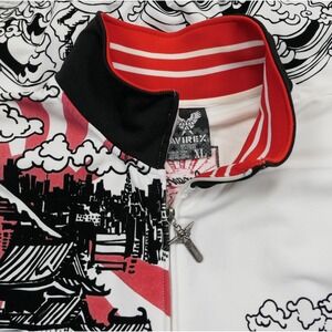 VTG Avirex Classics JAPAN Zip Sukajan Track Jacket Pagada City Rising Sun Men XL